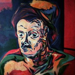 Портрет Батя, холст, масло, художник Евгений Артемьев, earta.ru