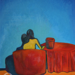 Одиночество, пейзаж, картина маслом, художник Евгений Артемьев (Е.Арт), 2017 год, Электросталь, Москва, earta.ru