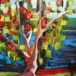 Дерево (Tree) - картина маслом на холсте, живопись, пейзаж, художник Евгений Артемьев, earta.ru
